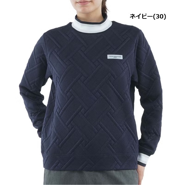 トミーヒルフィガー ゴルフ レディース キルトジャカード モックスウェット TOMMY HILFIGER GOLF THLA666 2026年秋冬モデル お誕生日祝い お祝い 記念品 30代 40代 50代 60代 母の日 お母さん 還暦祝い 敬老の日 彼女 人気プレゼント プレゼント