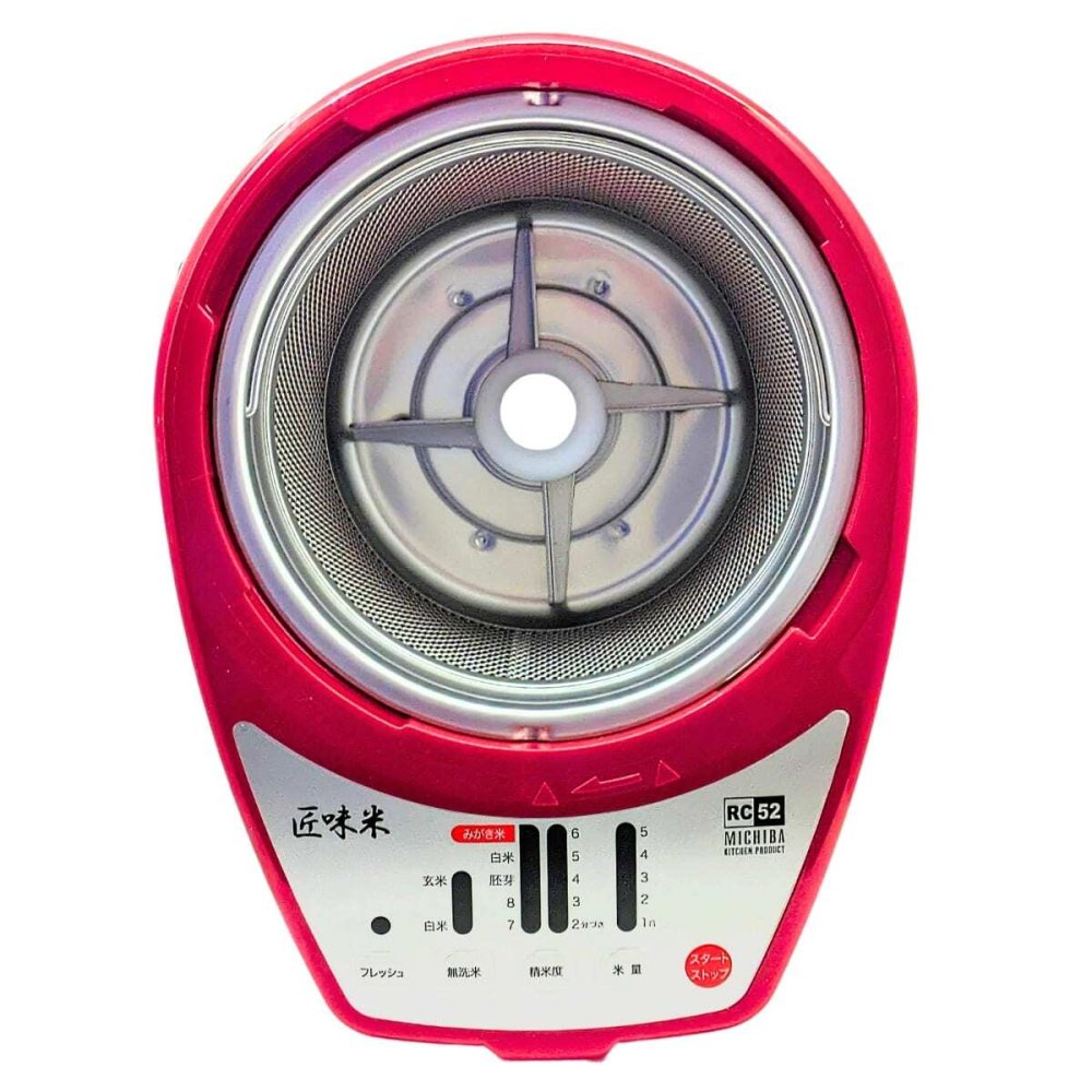 山本電気   家庭用精米機   匠味米（たくみまい）   MICHIBA MB-RC52R   レッド   5合   日本製    PSE 表示あり   #66621