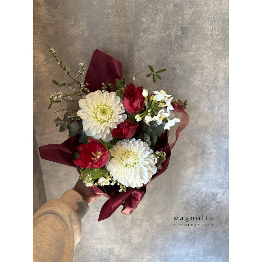 Season Flower Arrangement【M】フラワーアレンジメント ギフト プレゼント 誕生日 記念日  母の日 父の日