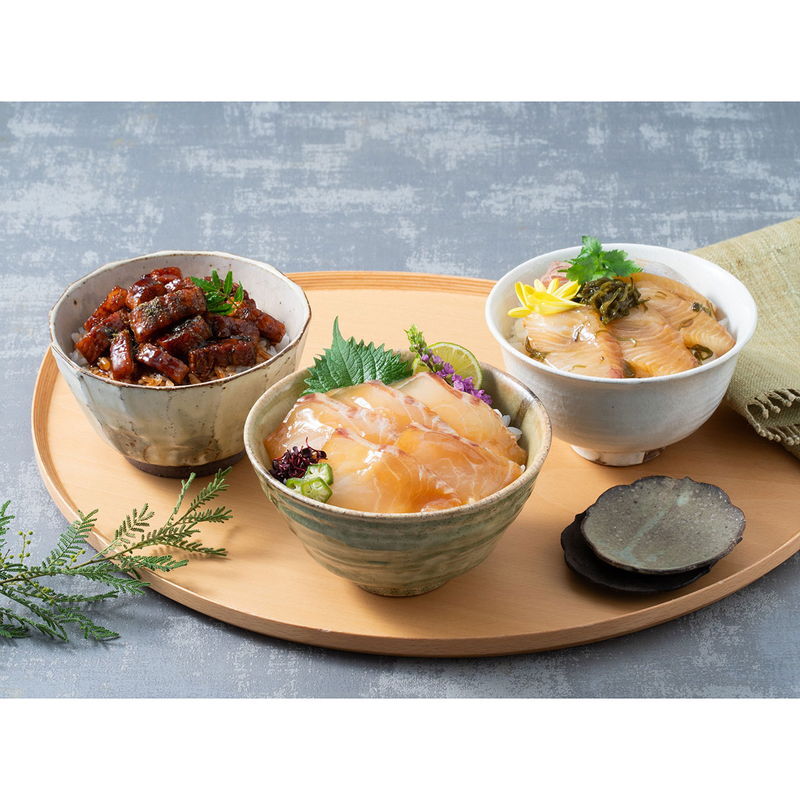京都伏見・魚三楼 鯛・勘八・うなぎ丼の素 (UO-T2KU) [お中元][お歳暮] ※送料無料(北海道・沖縄・離島への配送不可)