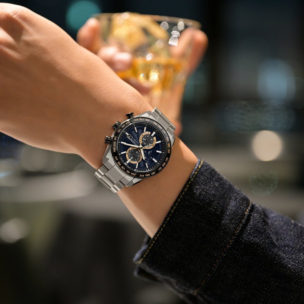 シチズン アテッサ CITIZEN ATTESA エコドライブ 電波時計 腕時計 メンズ AT8297-51L ダイレクトフライト ACT Line【2026 新作】