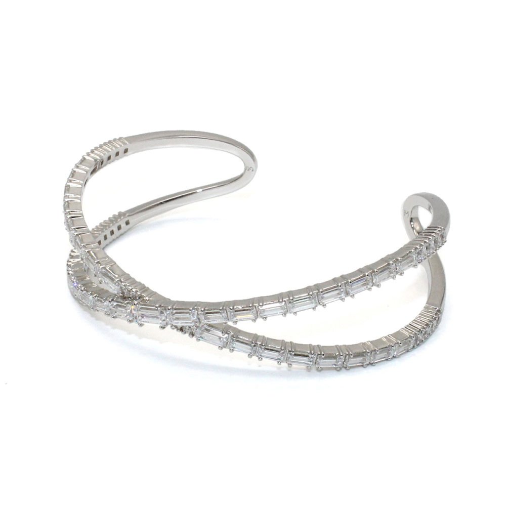 スワロフスキー swarovski ブレスレット Hyperbola バングル 5677626 ハイパーボラ アクセサリー レディース シルバー 海外正規品