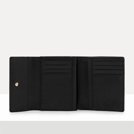 【無料ラッピング】 ヴィヴィアン ウエストウッド Vivienne Westwood 財布 折財布 ヴィンテージ オーブ Vintage Orb Clasp 三つ折りウォレット ブラック ブランド 正規品 新品 ギフト プレゼント 人気 おすすめ 誕生日 記念日 クリスマス 送料無料 vwt522434
