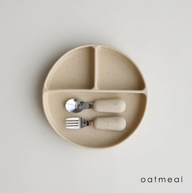 blanco plate set プレートセット ベビー食器 ピタッとくっつく吸盤付きプレート カトラリーセット  ブランコ