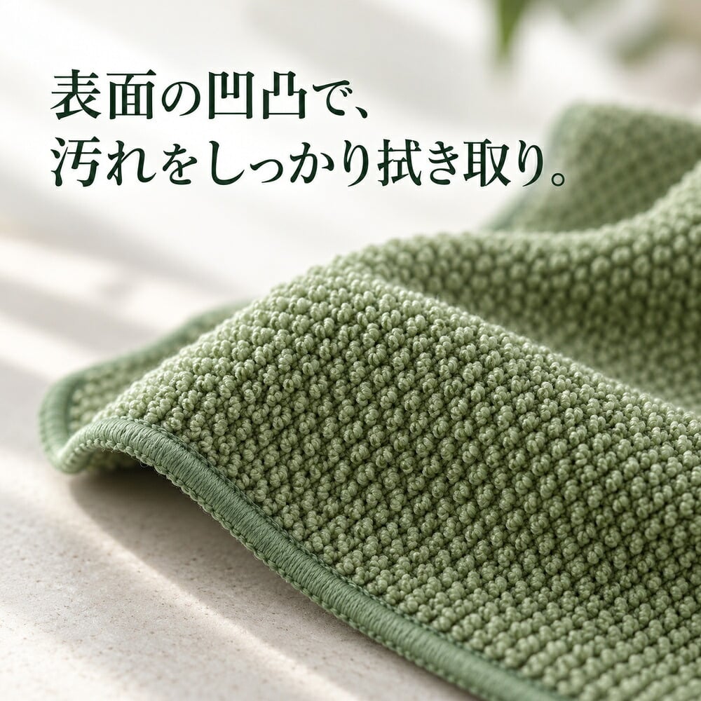 キッチンクロス 4枚セット 大判 30×30cm キッチンタオル 水切りタオル ふきん 吸水 食器拭き 台拭き おしゃれ くすみカラー まとめ買い