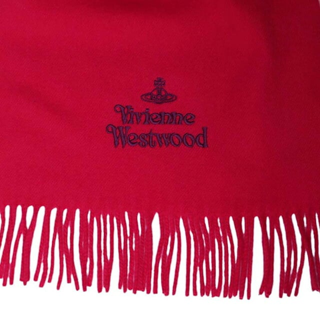 ヴィヴィアンウエストウッド VIVIENNE WESTWOOD マフラー 26-W00Q7-H401-RED レディース メンズ レッド マフラー