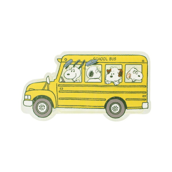 スヌーピー アクリルオーガナイザー(きょうだいたち) 文具 Preppystyle schoolbus SNOOPY