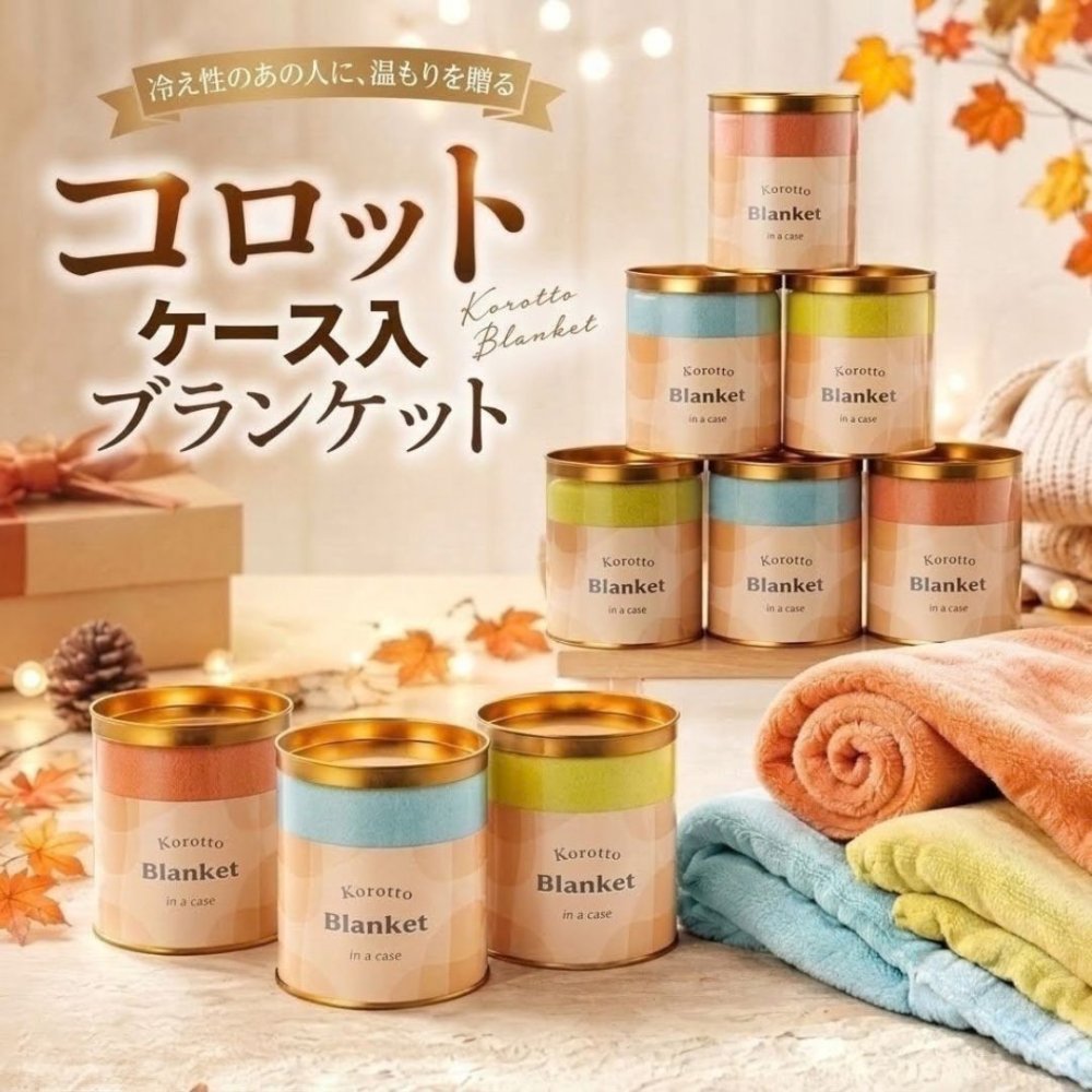 【単品販売】コロット ケース入ブランケット ひざ掛け 毛布 ブランケット 防寒 冷え対策 あったか 膝掛け コンパクト 収納 ケース付き ポーチ オフィス デスク 車内 キャンプ アウトドア ギフト プレゼント ノベルティ 景品 粗品 記念品 冬用品 冷房対策