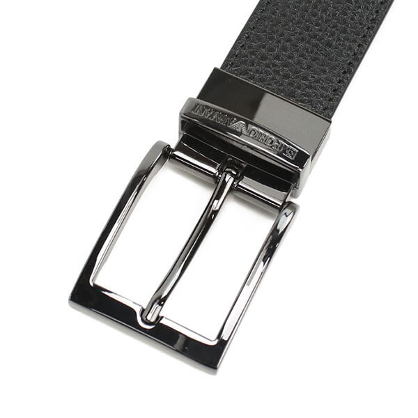 EMPORIO ARMANI エンポリオアルマーニ ベルト Y4S195 YLO8J 80740 ブラック NERO-GRIGIO