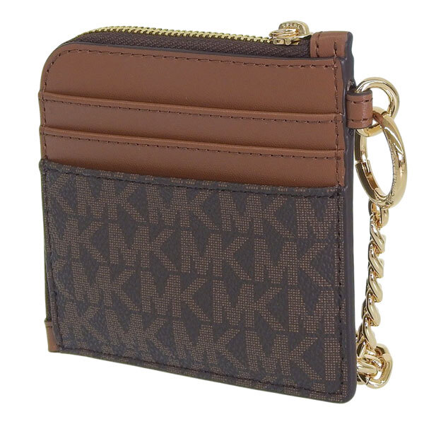 マイケルコース MICHAEL KORS カードケース コインケース 小銭入れ アウトレット JET SET TRAVEL MD ZA WALLET 35S6GTVC6B BROWN ブラウン