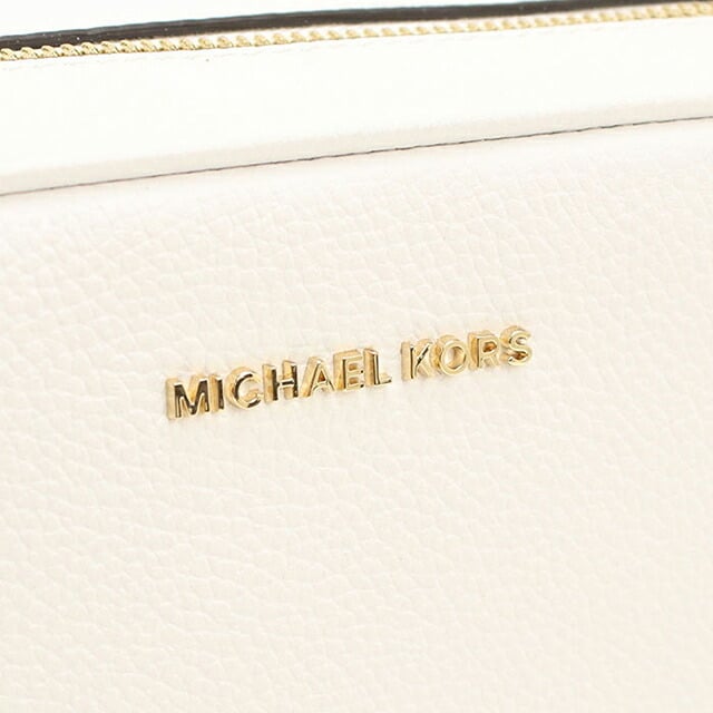 マイケルコース 斜め掛け ショルダーバッグ レディース ブランド MICHAEL KORS JET SET  レザー 32F7GGNM8L ホワイト