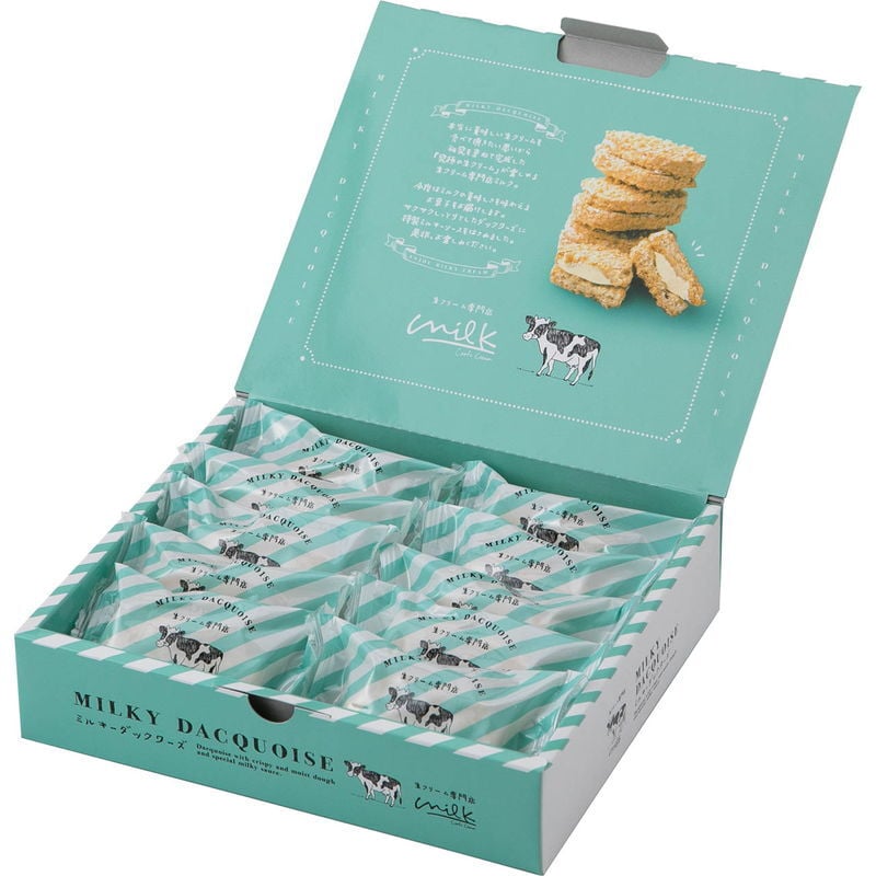 生クリーム専門店MILK ミルキーダックワーズ10個入 (MILK-D10) [お中元][お歳暮] ※送料無料(北海道・沖縄・離島への配送不可)