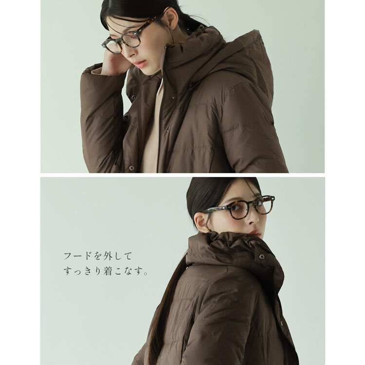 ダウンコート レディース ロング ダウン90% フード付き Filomo 100cm ダウン コート 超ロング丈 ロングコート ロング丈コート ブラック 冬 アウター ギフト プレゼント 5F (2499r)