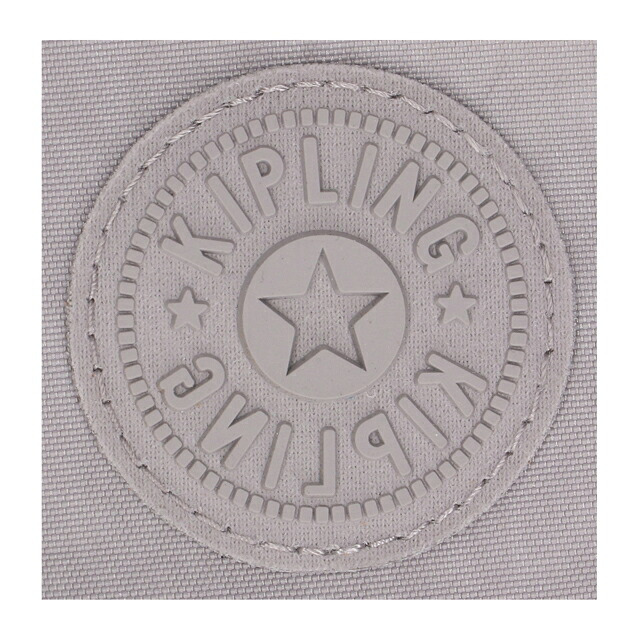 キプリング ハンドバッグ レディース ブランド Kipling エリシア ロゴ ワンポイント 無地 2WAY K43791-89L Grey Gris グレー