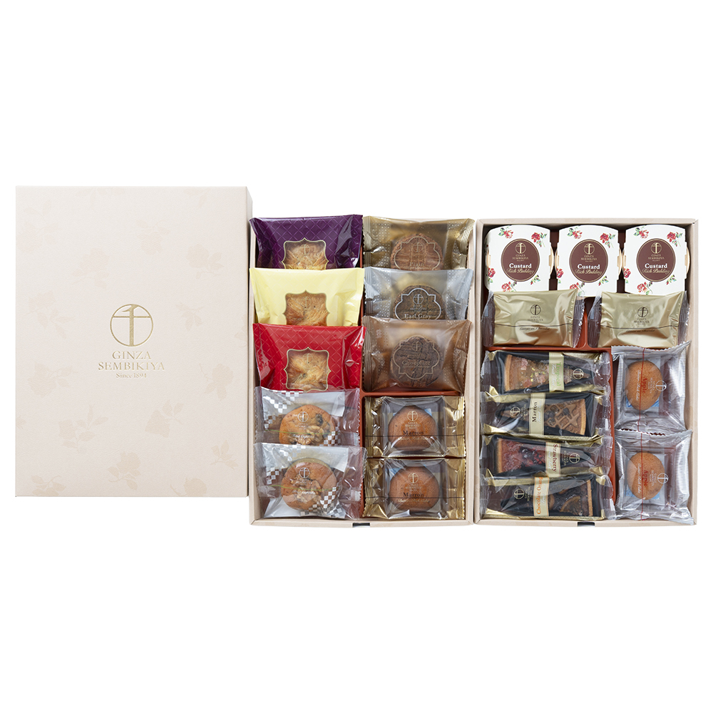 敬老の日 洋菓子 ギフト 銀座千疋屋 銀座ガトーグランセレクション 7種21個入 洋菓子 詰め合わせ ギフト スイーツ 焼き菓子 プリン タルト ガトーショコラ バターリッチケーキ デザートパイ ガレットブルトンヌ お中元 お歳暮 内祝い 誕生日 贈り物 贈答 ギフト用