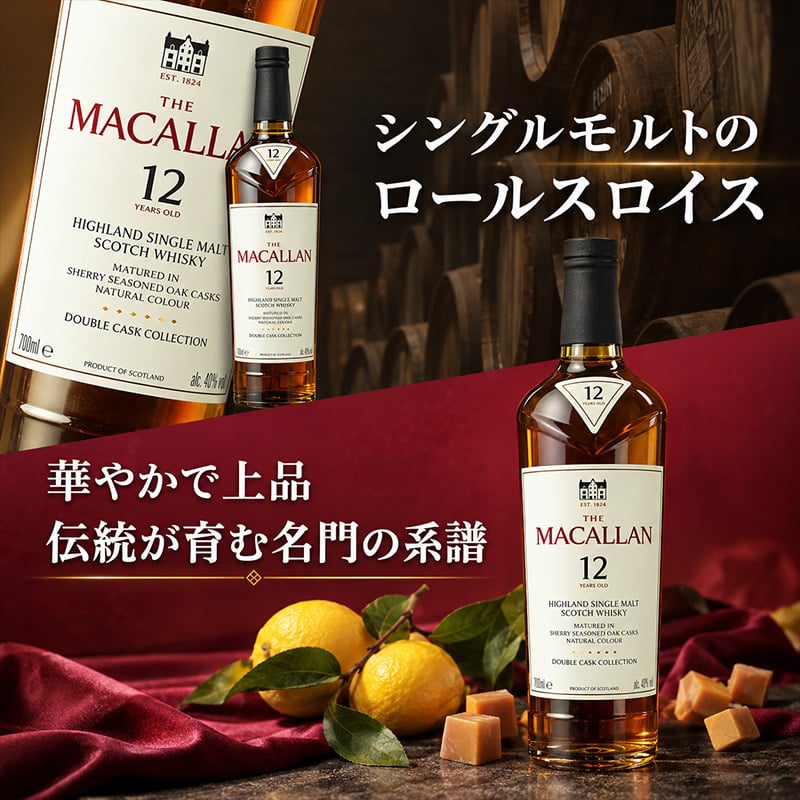 マッカラン12年 ダブルカスク 名入れ お酒 ウイスキー ハイボール  名前入り プレゼント ギフト 面白い センス 定年退職 還暦祝い 退職祝い 男性 女性 お祝い 古希 喜寿 傘寿 米寿 卒寿 白寿 百寿 敬老の日