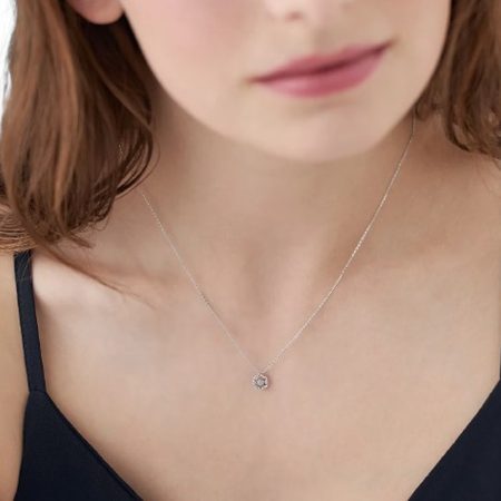 【無料ラッピング】 ヨンドシー 4℃ ネックレス K10ホワイトゴールド 2025 Holiday Collection アイスブルーダイヤモンド レディースブランド 正規品 新品 ギフト プレゼント 人気 おすすめ 誕生日 記念日 クリスマス 送料無料