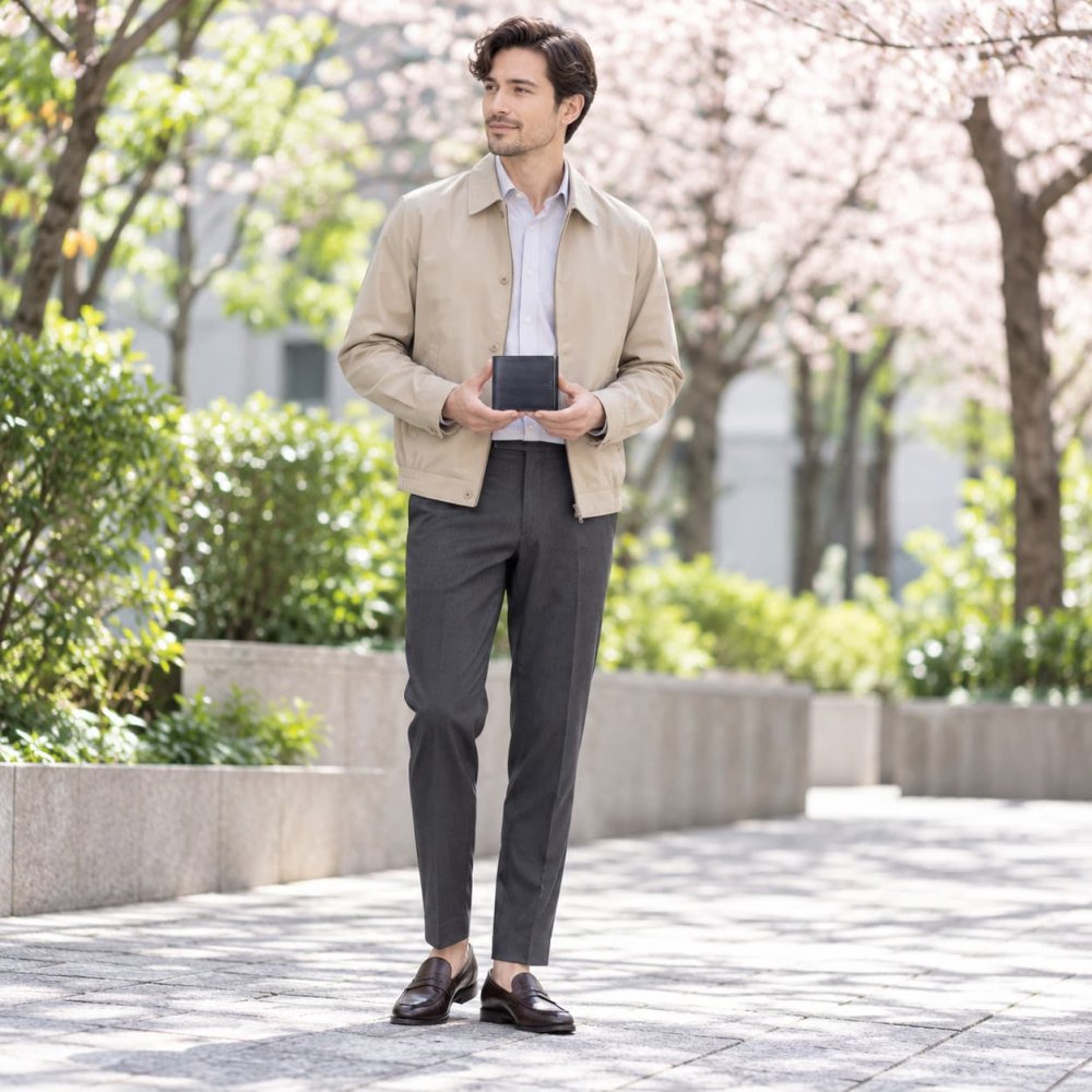 LANVINenBlue ランバンオンブルー 財布 折り財布 ウォレット レノア 二つ折り財布  メンズ 普段使い 牛革 レザー