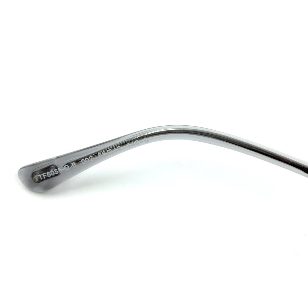 【送料無料】トムフォード TOM FORD TF6055DB 002 Matte Black×Silver メガネフレーム  男性女性向けギフト 彼氏彼女へのプレゼント 父の日 誕生日 上司や同僚への贈り物 記念日や就職祝いに最適｜高級ブランドアイウェア 新品未使用 ラッピング対応 送料無料 専用ケース付 -