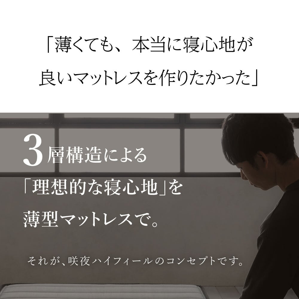 国産ウレタンマット リニューアル シングル セミダブル ダブル 高反発ウレタン マットレス 薄型 日本製 受注生産 軽量 3層構造 反発弾性60％ 超高密度48D 防ダニ 防菌加工 佐川急便対応 品質保証1年 新生活