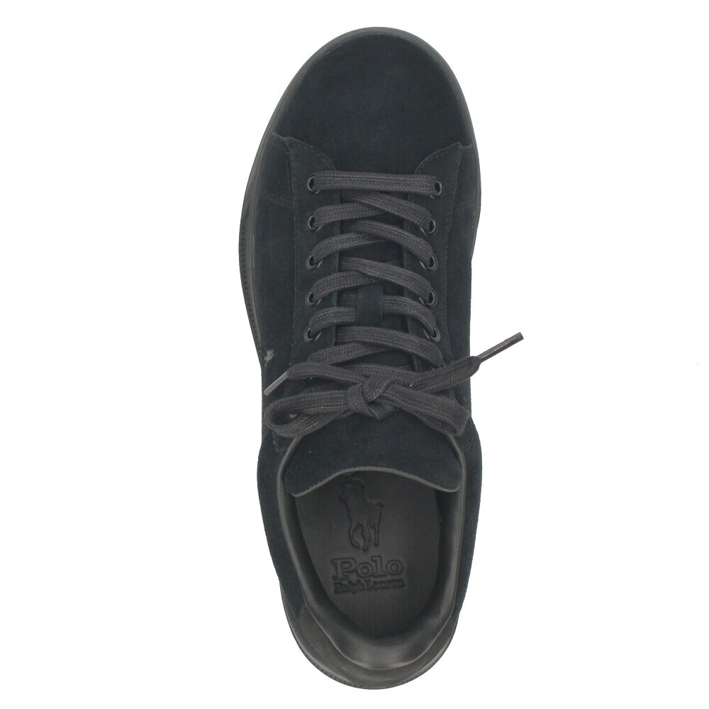 ポロ ラルフローレン スニーカー メンズ 靴 ローカット レザー ヘリテージコート３ POLO RALPH LAUREN HERITAGE COURT3 ブラック ブラウン