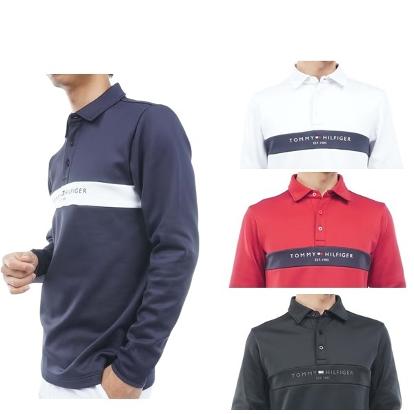 トミーヒルフィガー ゴルフ メンズ スムース裏起毛 長袖台衿付きシャツ TOMMY HILFIGER THMA683 2026年秋冬モデル お誕生日祝い お祝い 記念品 お父さん 父の日 彼氏 男性 30代 40代 50代 60代  還暦祝い 敬老の日 人気プレゼント プレゼント