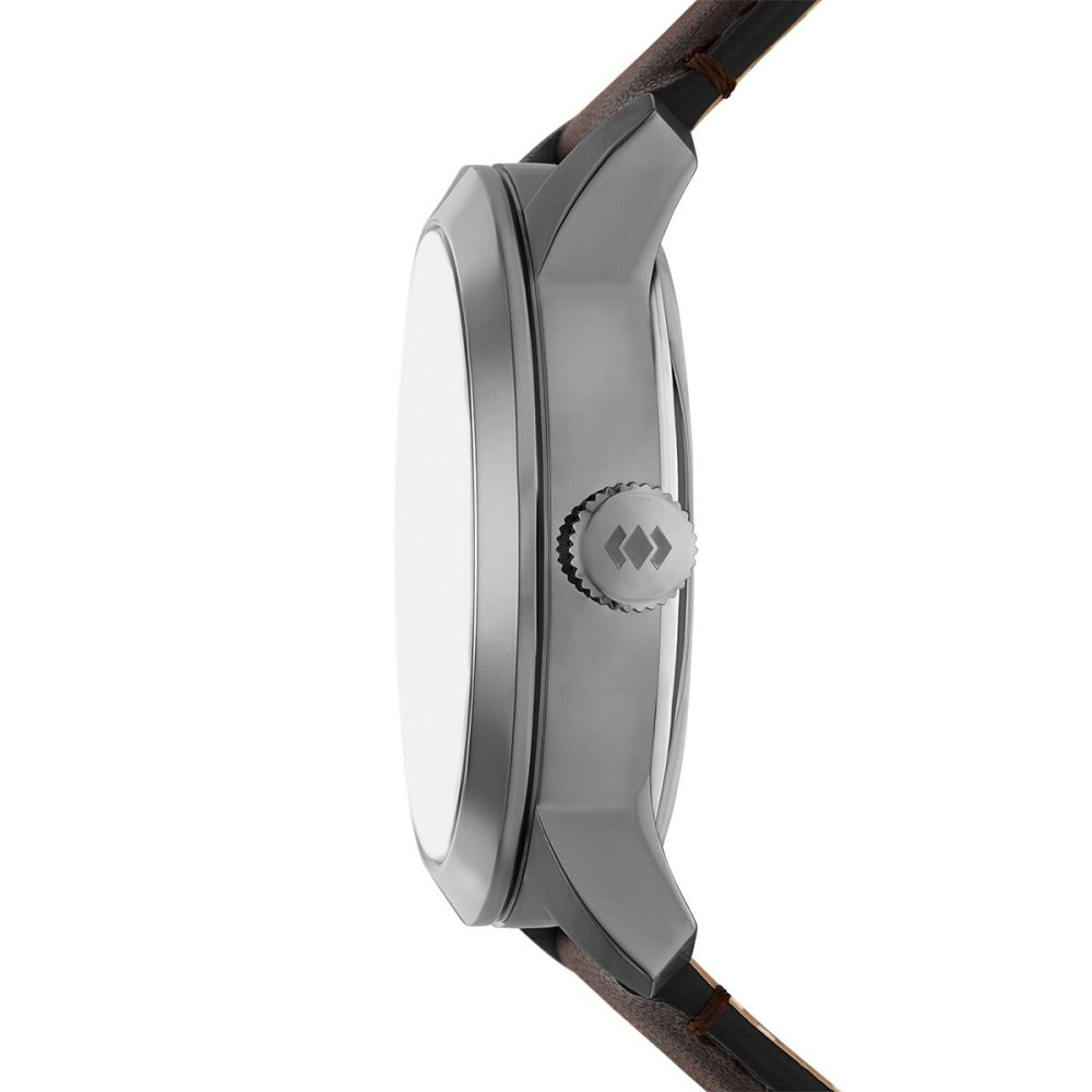 フォッシル FOSSIL 腕時計 メンズ TOWNSMAN アニメーション デジアナ ブラウン レザーウォッチ FS6191【2026 新作】