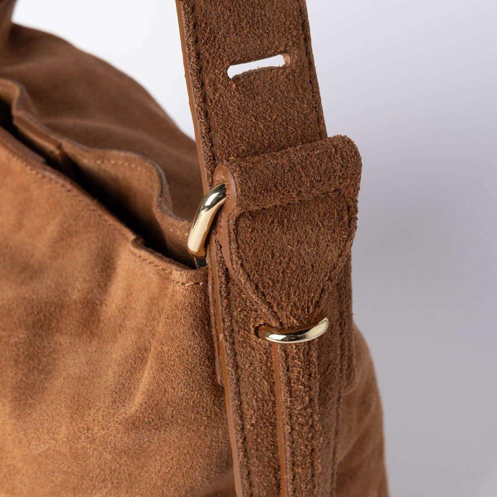 【正規品】 オウレンティ AULENTTI SHOULDER BAG ショルダーバッグ EL-L823-SCDO スエード レディース バッグ