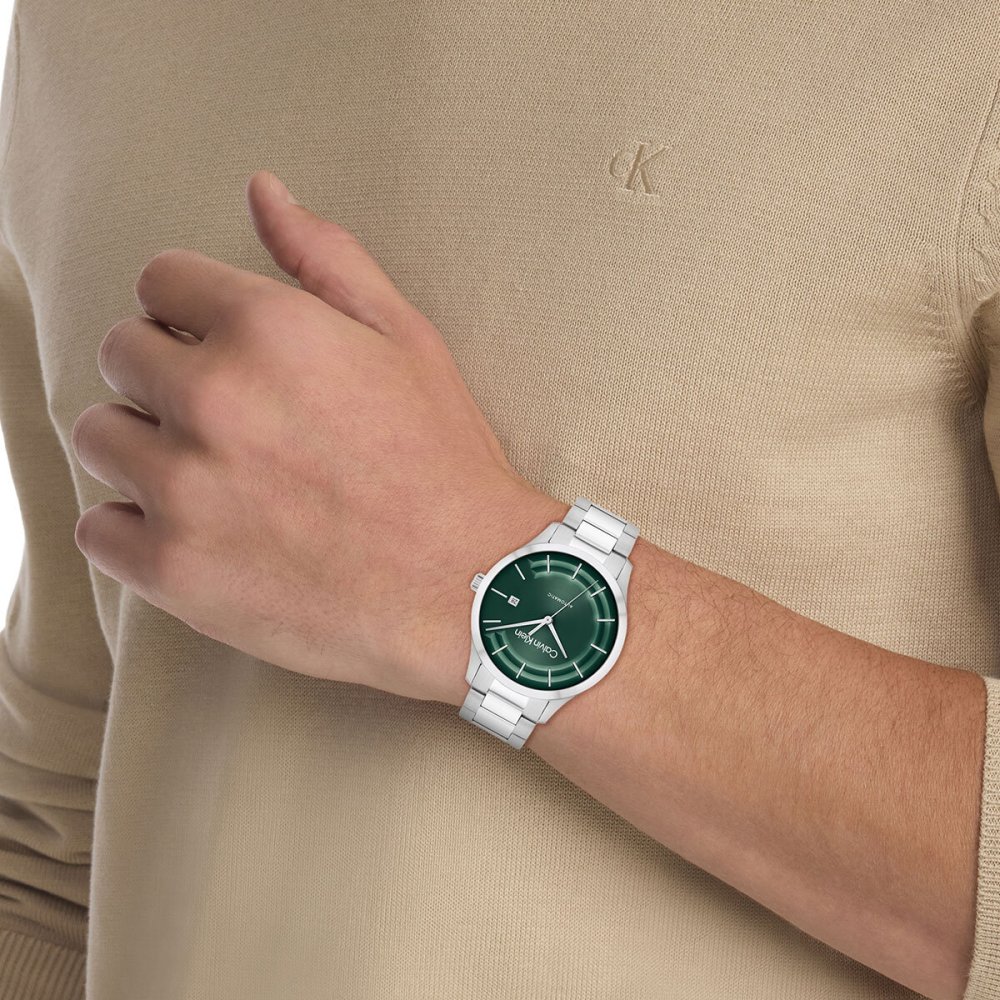 【選べるノベルティー付き】カルバン クライン CALVINKLEIN ICONIC40 腕時計 メンズ 自動巻き 25300022 カルバンクライン