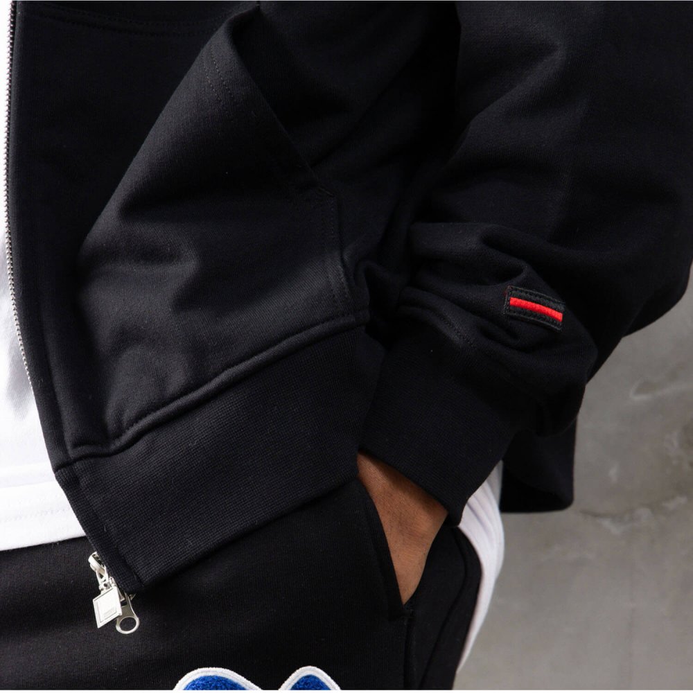 FUBU フブ パーカー メンズ レディース fam-62705 OGロゴ ジップ フーディー フルジップ ジップアップ スウェット サガラ刺繍 ワッペン ビッグシルエット ストリート ヒップホップ ダンス カジュアル トップス M L XL XXL 2026FW Karlas