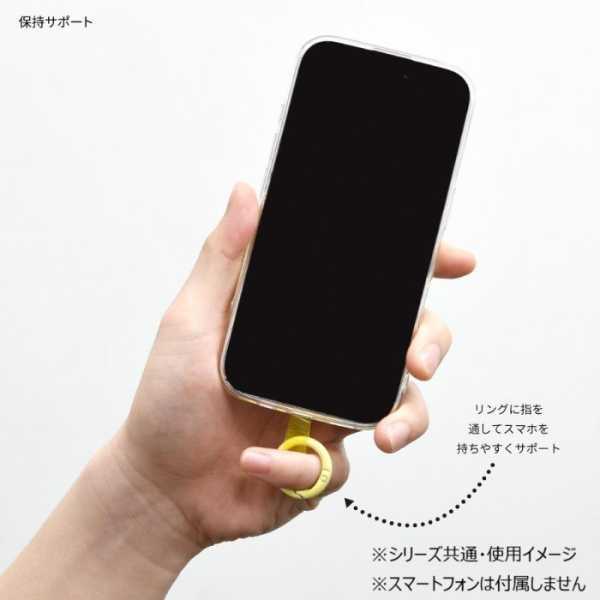 サンリオ ポムポムプリン スマホリング フレームマルチリングプラス 落下防止 スマホストラップホルダー 挟むだけ キャラクター グッズ 雑貨 iPhone Android 全機種対応 携帯アクセサリー かわいい サンリオ正規ライセンス品