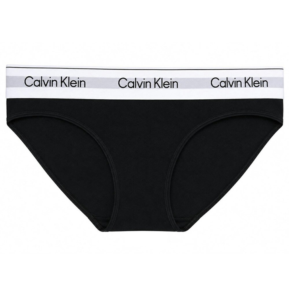 カルバンクライン Calvin Klein(CK) ブラ&ショーツ ビキニ セット ロゴ 無地 ノンワイヤー 下着 アンダーウェア QP3561O+F3787 レディース ブラック