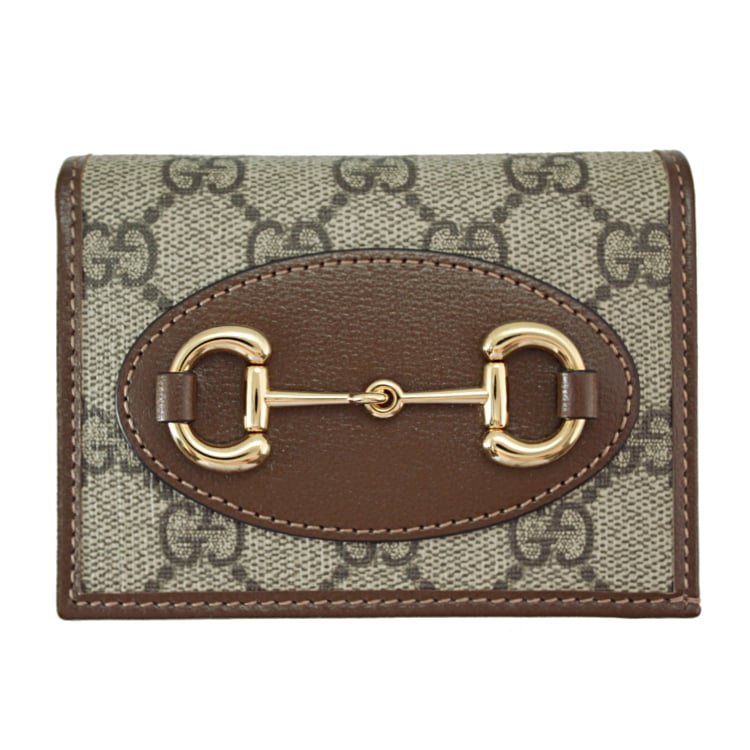 【人気モデル】グッチ GUCCI 財布 レディース 二つ折り財布 ホースビット GGスプリーム 621887 ブランド ギフト プレゼント【送料無料】