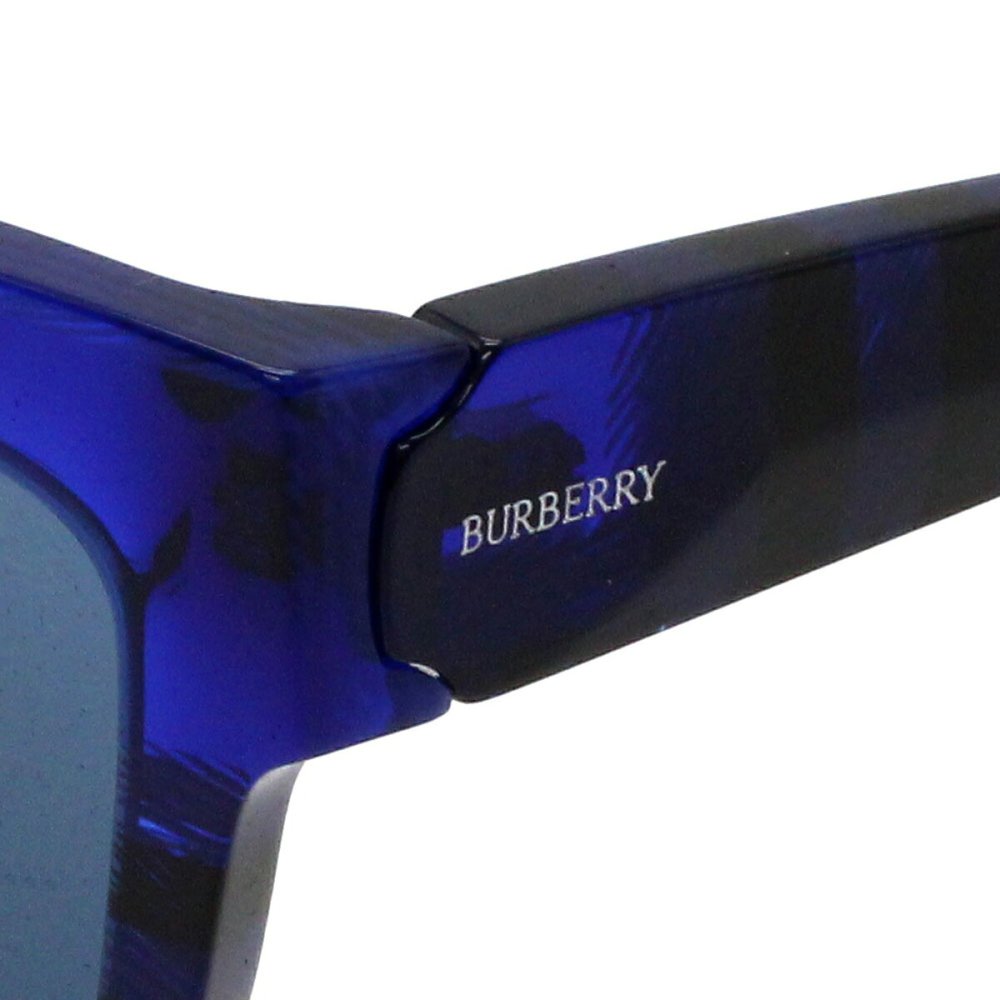 バーバリー BURBERRY サングラス アジアンフィット UVカット アイウェア キャットアイ 0BE4449F 411480 53 メンズ レディース ユニセックス チェックブルー+ダークブルー 海外正規品