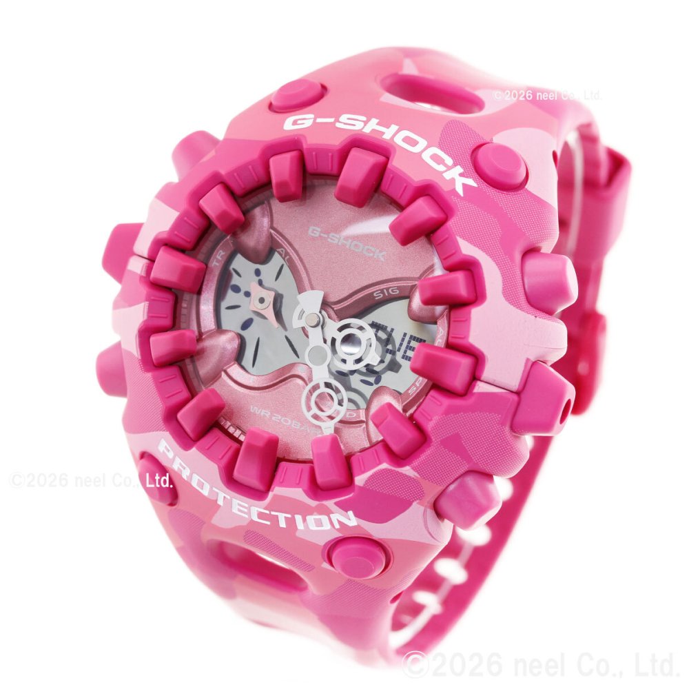 G-SHOCK カシオ Gショック CASIO アナデジ 限定モデル 腕時計 メンズ GA-V01CMG-4AJF BOLD CAMO Series COLOR CAMO ピンク【2026 新作】