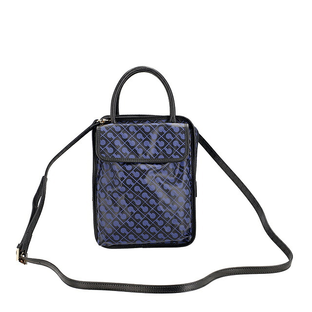 ゲラルディーニ ショルダーバッグ レディース ブランド GHERARDINI Italy GHB0102 ODISS ネイビー/ブラック