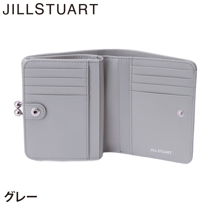 ジル スチュアート 財布 二つ折り レディース 山羊革 牛革 インプルーブ 口金 ギフト JILL STUART