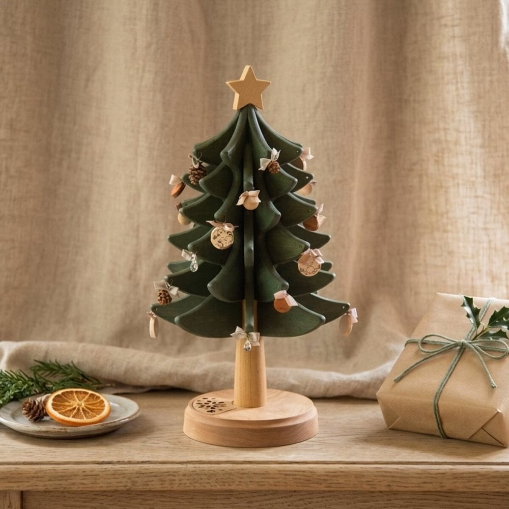 2026年10月新発売 木製 クリスマスツリー 冬の香り アロマディフューザー付 オークビレッジ oakvillage 02212-10G【包装紙不可】