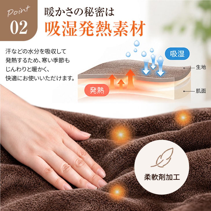 着る毛布 ガウン 吸湿発熱 柔軟加工 静電気防止 ロング丈 ルームウェア ナイトウェア パジャマ 羽織り ポケット付き ゴム袖 メンズ レディース 紳士 婦人 ネイビー ブラウン