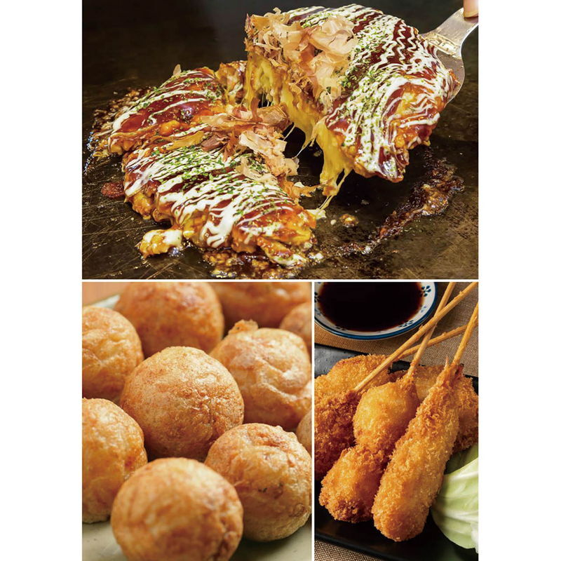 ザ・大阪!粉もん&串カツ食い倒れセット[5品] (6607-50) [お中元][お歳暮] ※送料無料(北海道・沖縄・離島への配送不可)