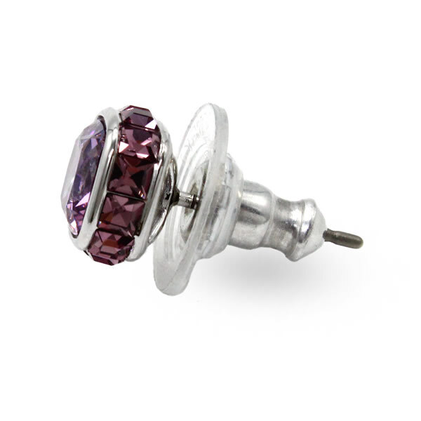 SWAROVSKI スワロフスキー ピアス 5660797 Birthstone アクセサリー 誕生石 2月 パープル レディース