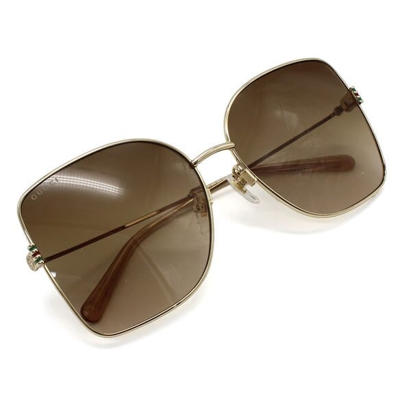 GUCCI サングラス グッチ GG1282SA-003 サングラス アジアンフィット ゴールド ブラウングラデーション メンズ レディース ユニセックス