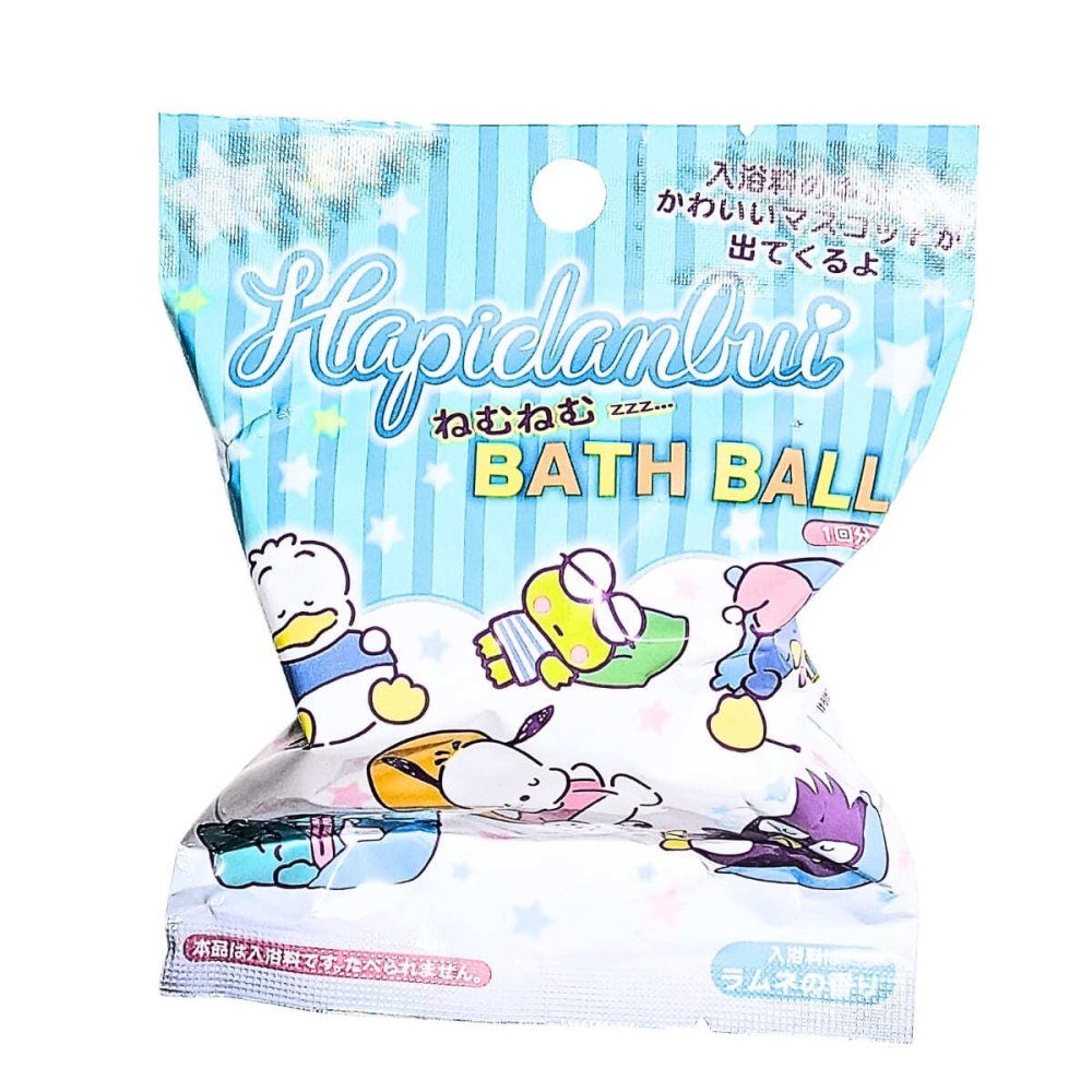 Hapidanbui ねむねむ　バスボール　コンプリートセット　6個入り　ラムネの香り　マスコット全6種　年齢: 7才以上　2箱セット（全6種×2）入浴剤　ギフトやシェア