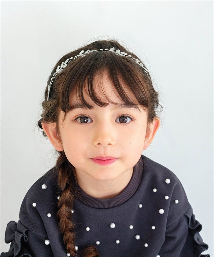カチューシャ キッズ 通販 Rora ルリー ヘアアクセサリー 髪飾り 髪留め 子供 女の子 かわいい おしゃれ 可愛い オシャレ 細身 リーフ ストーン お出かけ フォーマル 発表会 結婚式 お呼ばれ 七五三 上品 きれいめ キッズファッション