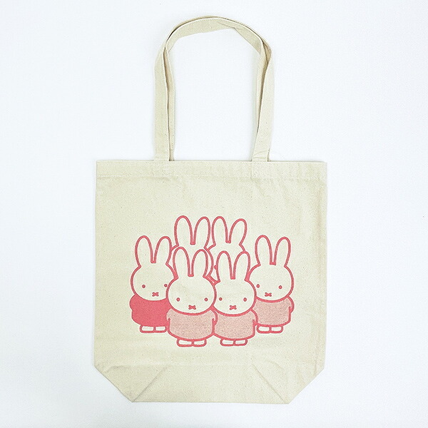 ミッフィー miffy トートバッグ シュウゴウ ナチュラル カラフルシリーズ