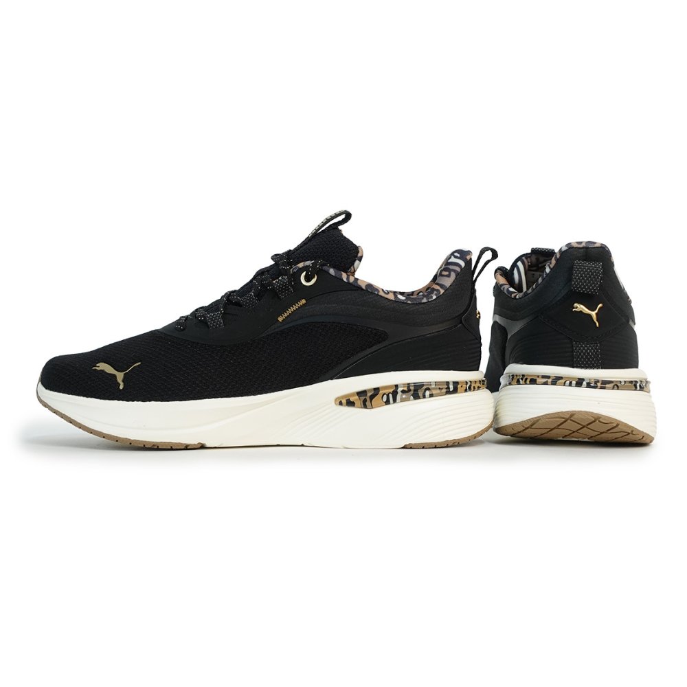 プーマ  PUMA  レディース スニーカー ソフトライドチャームアニマルウィメンズ 313963 01 プーマブラック/ソフトトープ SOFTRIDE CHARM ANIMAL WNS