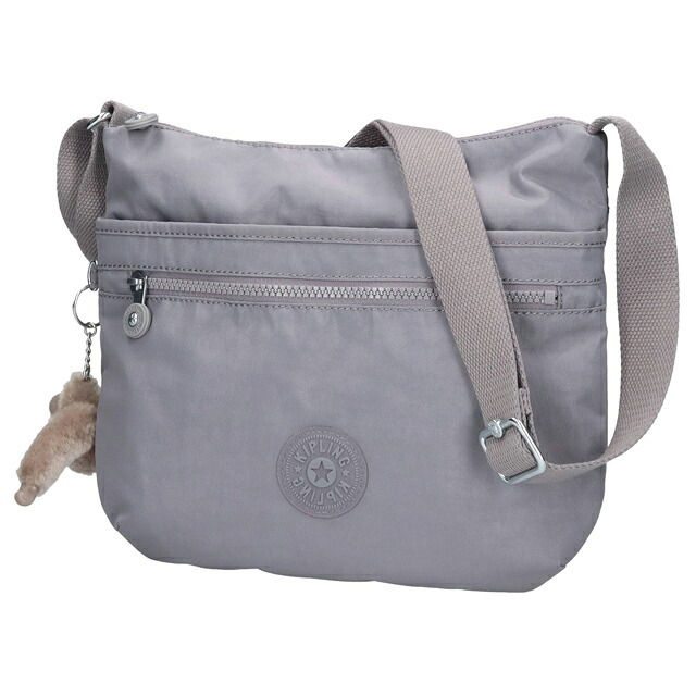 キプリング ショルダーバッグ レディース ブランド Kipling アルト ロゴ ワンポイント 無地 K19911-8DH Inviting Grey グレー