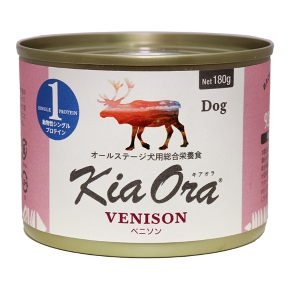 KIA ORA キアオラドッグフード缶詰 ベニソン 180g×12缶