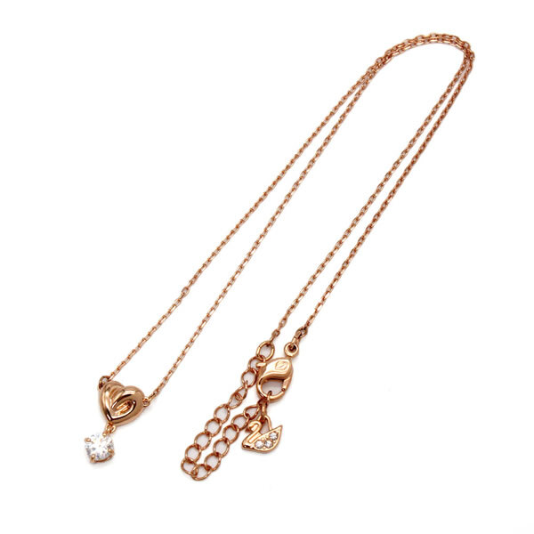 SWAROVSKI スワロフスキー ネックレス 5516542 Lifelong Heart アクセサリー ローズゴールド レディース