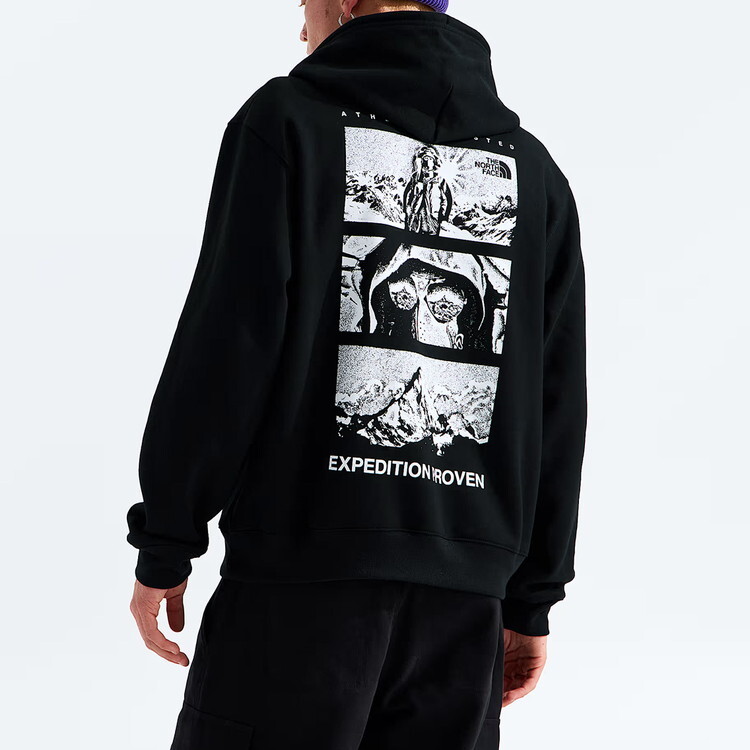 ザノースフェイス：UNISEX 60TH ANNIVERSARY 2 RELAXED パーカー (ブラック)[パーカー/ アパレル/ アウター/人気ブランド/おすすめギフト/誕生日プレゼント/メンズファッション]